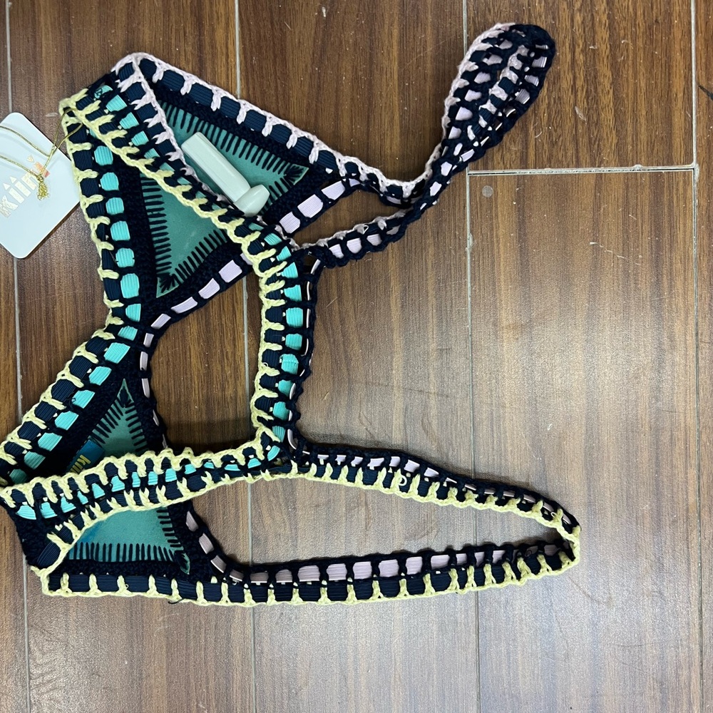 KIINI Black and Green Bikini